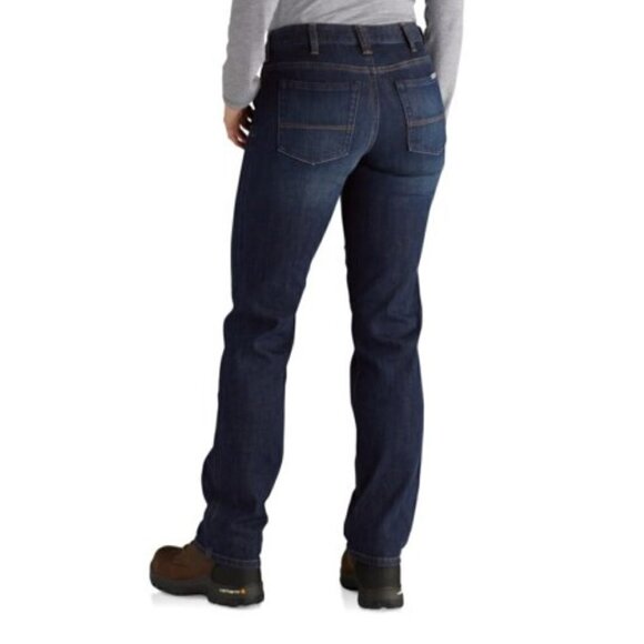 Carhartt 102731 Original Fit Rugged Flex® Jeans - Straight Leg (For Women) 26W - Picture 2 of 16